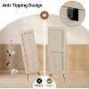 6-Tier Rattan Shoe Cabinet with Doors - 4 of 4