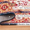 Chery Life Area Rug, 6x9 Ft Vintage Bohemia Large Persian Non-slip Washable Rug For Living Room Kitchen Bedroom Living Room, Flower Design - 2 of 4