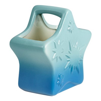 Ceramic Blue Tie-Dye Star Toothbrush Holder