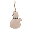 C&F Home Patchwork Snowman Ornament Set of 3 Ast - 4 of 4