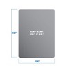 Karl Home 36×48 in. PVC Rectangle Floor Protection Mat Chair Mat with Nail Transparent - 3 of 4