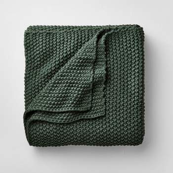 Chunky Knit Bed Blanket - Casaluna™