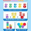 Toddler Fishing Game with Stacking Cups, Montessori Sensory Sorting Toy for Ages 1-3 - 3 of 4