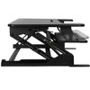 Monoprice Height Adjustable Gas-Spring Dual Handle Sit-Stand 36-Inch Workstation Desk Converter with Keyboard Tray - 4 of 4
