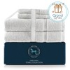 Hearth & Harbor 100% Cotton Towel Sets for Body and Face - 3 of 4