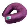 WOLF Recycled Travel Neck Pillow - Plum - 3 of 3