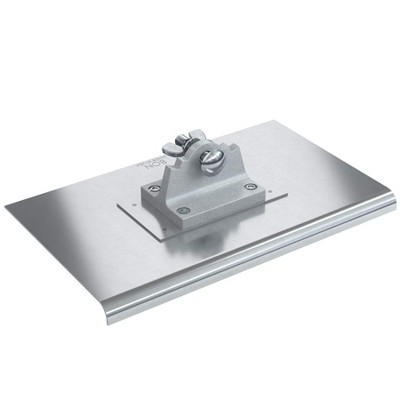 Bon Tool 12-286 Walk Edger - Stainless Steel Flip Flop 10-inch X 6-inch - 3/8-inch Radius 1/2-inch Lip