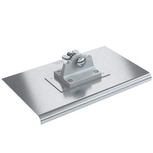 Bon Tool 12-286 Walk Edger - Stainless Steel Flip Flop 10-inch X 6-inch - 3/8-inch Radius 1/2-inch Lip - 1 of 3
