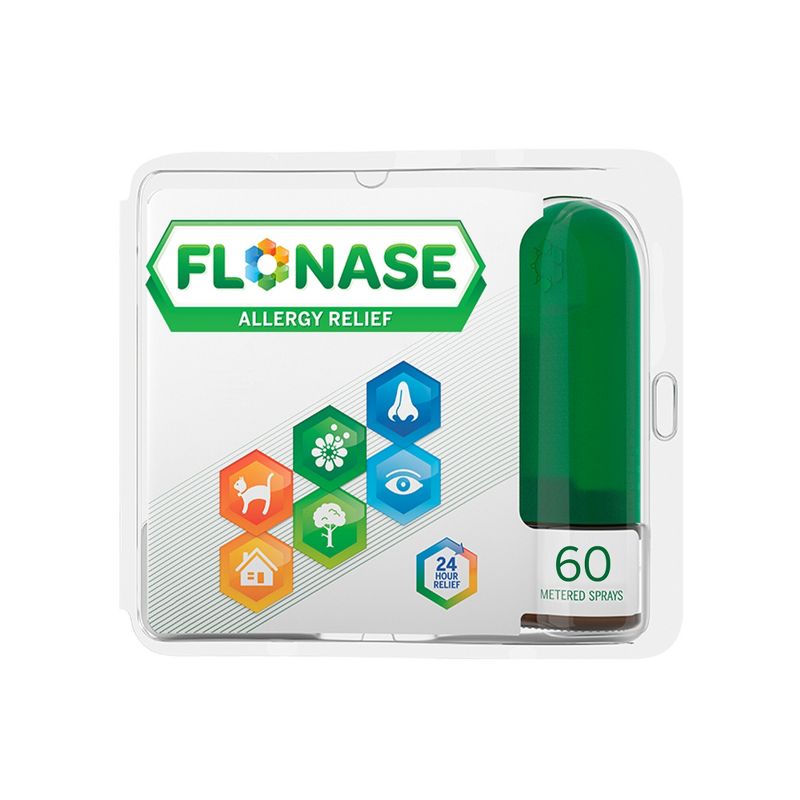 Flonase Allergy Relief Nasal Spray - Fluticasone Propionate - 0.34 fl oz, 1 of 12
