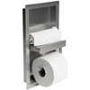 ALFI ABTPN88-BSS Brushed Stainless Steel Recessed Toilet Paper Holder Niche - 2 of 4