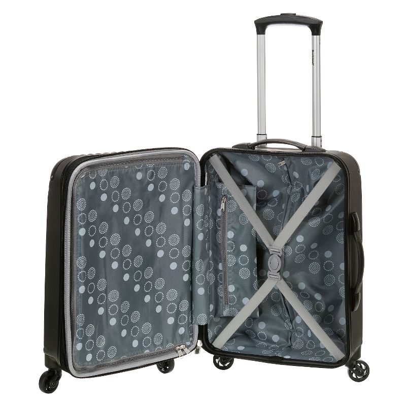 Rockland Santorini 2pc Expandable Polycarbonate Hardside Carry On Spinner Luggage Set - Gray, 2 of 4