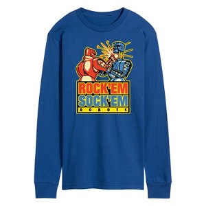 Men's - Rock 'Em Sock 'Em Robots - Rock 'Em Sock 'Em Robots Long Sleeve Graphic T-Shirt - 1 of 4