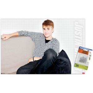 Trends International Justin Bieber - Chillin Unframed Wall Poster Prints - 1 of 4