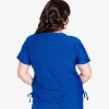 Calypsa Women's Plus Size V-Neck Short Sleeve Rashguard UPF 50+ Adele Swim Top - 2 of 3