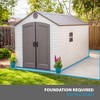 Lifetime 8 ft. x 15 ft. Outdoor Storage Shed, Tan (60075) - 2 of 4