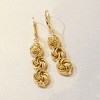 Ross-Simons Graduated Rosette-Knot Drop Earrings in 14kt Yellow Gold - 3 of 4