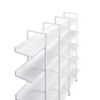 Maliang 5 Tier Bookshelf, Vintage Industrial Style Shelf, with MDF Board, - 4 of 4