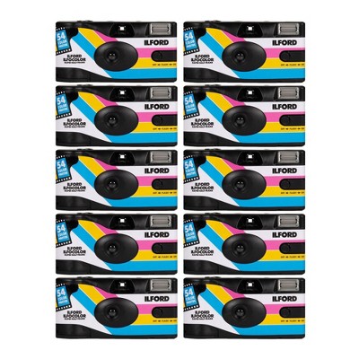 Ilford Ilfocolor Half Frame Single Use Camera (54 Exposures) - 10 Pack
