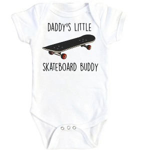 Skateboarding Daddy - Baby Boy Girl Clothes Infant Onesie® Funny Cute Newborn GS1 - 1 of 1