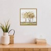 16" x 16" Golden Acre Wood by Isabelle Z Framed Canvas Wall Art - Amanti Art: Serene Meadow & River Trees Scene - 4 of 4