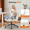 ALEXOUN Criss Cross Home Office Chair,Wide Seat,PU Leather Swivel Height Adjustable Comfy Computer Task Seat,for Home,Office - 2 of 4