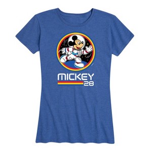 Women's - Disney - Mickey 28 Space Badge Short Sleeve Graphic T-Shirt - 1 of 4