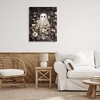Stupell Industries Bookish Ghost & Flowers Canvas Art - 3 of 4