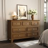 7 Drawer Dresser, Large Wooden Storage Chest of Drawers - 3 of 4