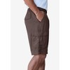 Boulder Creek by KingSize Men's Big & Tall Renegade 9" Full Elastic Waist Cargo Shorts - 4 of 4