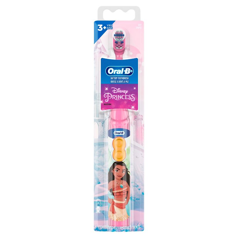 Oral-B Kid&#39;s Battery Toothbrush featuring Disney Princess, Soft Bristles, for Kids 3+, 1 of 12