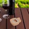 Unique Bargains Bottle Opener Beech Whale Bottle Opener Magnet Wood Light Brown 1Pc - 2 of 4