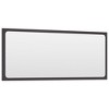 vidaXL Bathroom Mirror Gray 35.4 in.x0.6 in.x14.6 in. Engineered Wood - 3 of 4