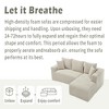 Resenkos Modular Sectional Sofa, 2-Seat L-Shaped Cloud Couch with Oversized Chaise and Memory Foam, - 4 of 4