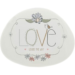 Pavilion Gift Company - Love - 4" Garden Stone - Stepping Stones and Pathways - 1 of 4