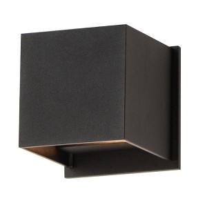 ET2 Lighting Alumilux Cube 2 - Light Wall Light in  Black - 1 of 4