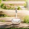 Vintage Industrial Faucet Design Candlestick, Rustic Style, 5.7'' Length Tray, Weathered White Finish, Indoor and Outdoor Decor, 1pc - 4 of 4