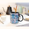 Silver Buffalo Disney Lilo & Stitch Glitter Collage Ceramic Mug | Holds 20 Ounces - 3 of 4