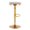Set of 2 Dakota Glam Adjustable Barstools - LumiSource - 3 of 4