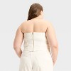 Women's Denim Corset Tube Top - Universal Thread™ - 2 of 3