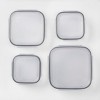 8pc Square Glass Food Storage Container Set (5.1 cup, 3.2 cup, two 1.6 cup) - Made By Design™ - image 3 of 4
