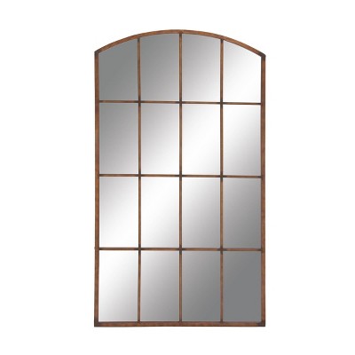 Contemporary Metal Decorative Wall Mirror Copper - Olivia & May