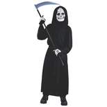 Fun World Kids' Grave Reaper Costume - Size 6-12 - Black