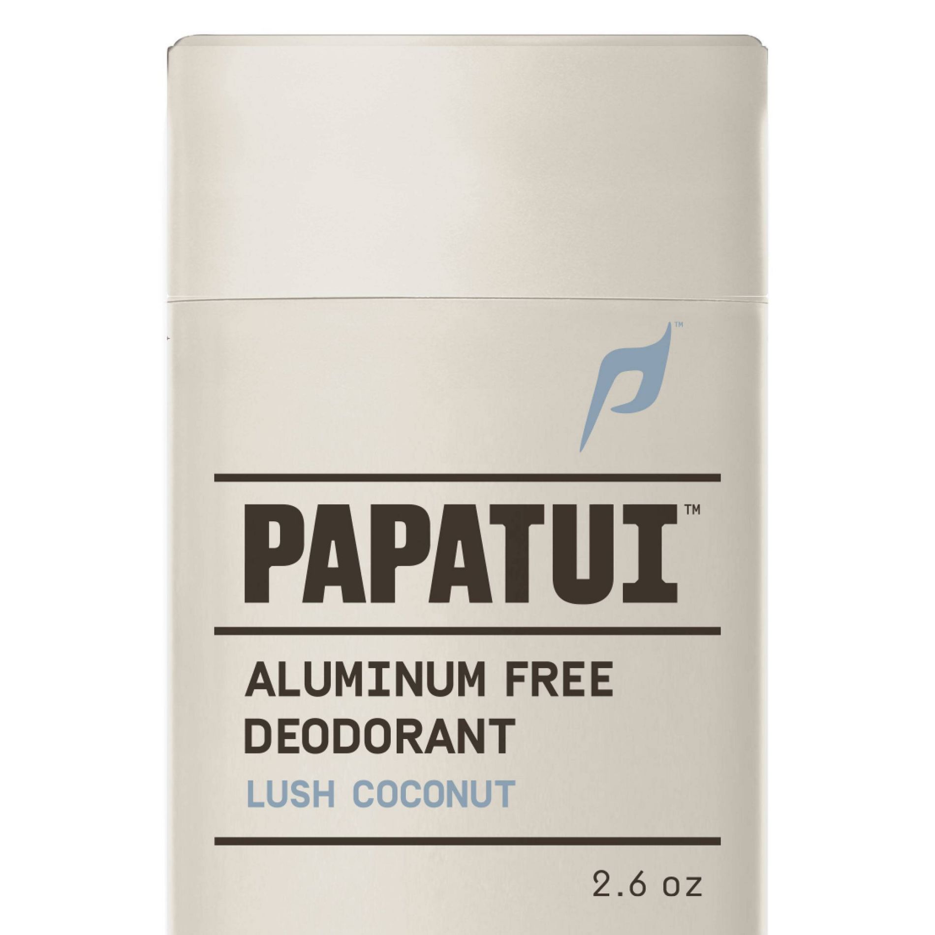 Papatui Men's Aluminum-Free 48-Hour Odor Protection Solid Deodorant - Lush Coconut - 2.6oz