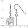 Black Bow Jewelry Sterling Silver Georgia Bulldogs NCAA Dangle Earrings - 2 of 3
