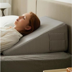 BAFODE Wedge Pillow for Sleeping, Elevated Support Bed Wedge Pillow, Breathable Triangle Pillow Wedge Post Surgery with Washable Covers - 1 of 1