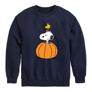 【お得】 Boys' Sleeve Long Graphic Pumpkin Woodstock Snoopy Peanuts トップス