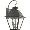 Livex Lighting Wentworth 3 - Light Wall Light in  Charcoal - 3 of 4