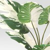 Large Marble Monstera Artificial Plant - Threshold™ - image 3 of 4