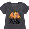 Girls' - Instant Message - Fall Graphic Short Sleeve Fleece Dress - 2 of 4