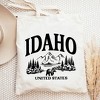 City Creek Prints Idaho Forest Scene Canvas Tote Bag - 15x16 - Natural - 2 of 2